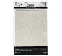 Ranger Tim Holtz-Distress-Holiday Woodgrain Cardstock-Light Grey, 12.7 x 17.78 cm