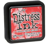Ranger Tim Holtz-Distress-Ink Lumberjack Plaid, 3 x 3 inch pad