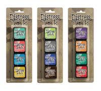 Ranger Tim Holtz Distress Mini Ink Pad Kits - #13 #14 and #15 Bundle