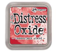 RANGER Tim Holtz Distress Oxide-Ink Pad-Lumberjack Plaid, 3 x inch, TDO82378, 3 x 3 inch pad