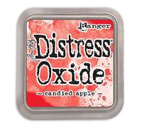 Ranger Tim Holtz Distress Oxide Pad-Candied Apple, Synthetic Material, Red, 7.5 x 7.5 x 1.9 cm