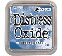 Ranger Tim Holtz Distress Oxide Pad Faded Jeans,Blue
