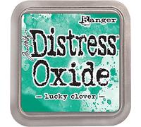 Ranger Tim Holtz Distress Oxide Pad-Lucky Clover, Synthetic Material, Green, 7.5 x 7.5 x 1.9 cm