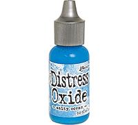 Ranger Salty Ocean Distress Oxide Re-Inker, Synthetic Material, Blue, 2.5 x 2.5 x 7.2 cm
