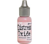 Ranger Tattered Rose Distress Oxide Reinker Set, Synthetic Material, Pink, 2.5 x 2.5 x 7.2 cm