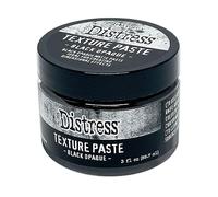 Ranger Tim Holtz Distress Texture Paste-Black Opaque, 3 fl oz Jar