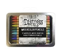 Ranger Tim Holtz Distress Watercolour Pencils Set 3-12 pcs
