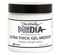 Ranger Gel Ultra Thick Medium – Synthetic, White, 4 oz, 6.4×6.4×5.9 cm