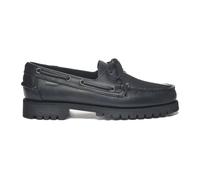 Ranger Waxy Leather Moccasin - male - Sebago - Boat Shoes - Black - 9 1/2 UK - Shoes 9 1/2 UK