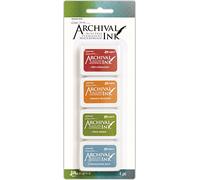 Ranger Wendy Vecchi Mini Ink Pad Kit 4, Synthetic Material, Multi-Colour, 20.3 x 8.3 x 1.8 cm