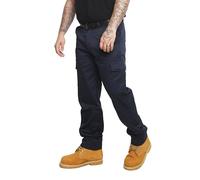 Ranger Workwear Cargo Work Trousers, Combat Style Tactical Work Pants in Black & Navy Blue. Built for Tradesmen, Ideal for Storing Tools, Designed with Maximum Durability. (Navy), 30W / 33L