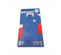 RANGERS F.C. OFFICIAL OPEN BIRTHDAY CARD. card size is 13x23cm.