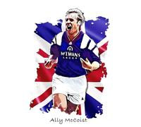 Rangers FC Ally McCoist Super Ally A3 A4 Print Poster Wall Art Home Decor Album Gift Present Photo Living Room Dining Room Bedroom Hall Loft Office Unframed Glasgow (A4)