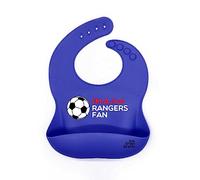 Rangers FC Baby Gift - 'I'm a little Rangers Fan' Baby Feeding Bib - 100% Silicone