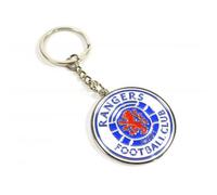 Rangers FC Crest Keyring in Mid Blue Rangers FC Mid Blue