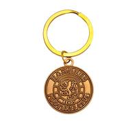 Rangers FC Crest Keyring (One Size) (Antique Gold)