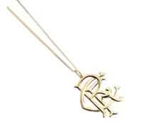 Rangers FC Crest Necklace & Pendant (One Size) (Gold)