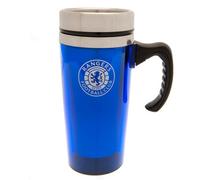 Rangers Fc Crest Travel Mug Royal Blue/silver (One Size)