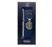 Rangers FC Executive Gift Boxed Pen & Keyring Set in Silver Rangers FC Silver