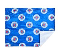 Rangers FC Fleece Blanket 150 x 125 cm Official Crest Gers Throw Gift