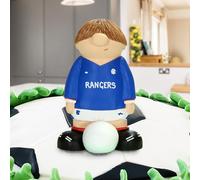 Rangers FC Glasgow Cake Topper - Personalised Birthday Cake Football Decoration Keepsake Set. Custom Rangers Fan Birthday Anniversary Celebration Kids Cake Decor Unique