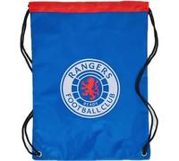 Rangers FC Gym Bag, Royal Blue with Red Stripe, Official Football Club Drawstring Sack