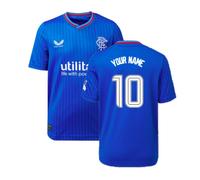Rangers FC Junior 2023 2024 Home Shirt Your Name in Blue | Size: Medium Rangers FC Blue M