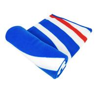 Rangers FC Pulse Fleece Blanket150cm x 125cm Blue/Red/White TA12183
