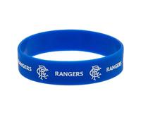 Rangers FC Silicone Wristband (One Size) (Royal Blue/White)