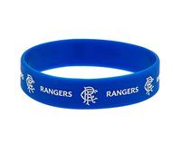 Rangers FC Silicone Wristband (One Size) (Royal Blue/White)