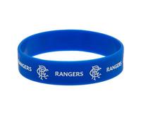 Rangers Fc Silicone Wristband Royal Blue/white (One Size)