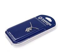 Rangers FC Large Silver Plated Pendant & Chain