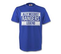 Rangers FC Women's Ally McCoist Legend Tee in Blue | Size: Medium Rangers FC Blue M