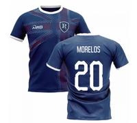 Rangers Men's Glasgow Home Concept Football Shirt - Morelos in Blue | Size: Medium Rangers Blue M