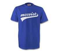 Rangers Men's Mens Ally Mccoist Signature Tee in Blue | Size: Small Rangers Blue S