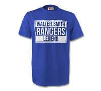 Rangers Men's Mens Walter Smith Legend Tee in Blue | Size: Large Rangers Blue L