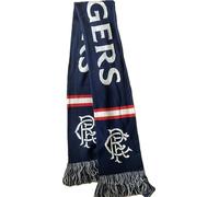 Rangers Navy Scarf with Scroll Crest Design, Unisex RFC