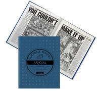 Rangers Newspaper Headlines Football Book - Gift (LAST MINUTE GIFT) Approx A3 in size - CONTENT UP TO 2023 - Fast Delivery! Buy NOW and PERSONALISE LATER! (Rangers 2023)
