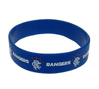 Rangers Rubber Crest Single Wristband - Multi-Colour