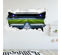 Rangers Wall Sticker - Sandy Jardine Stand Stadium Broken Wall Football Art (60cm Width x 35cm Height)