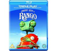 RANGO Blu-ray Johnny Depp Timothy Olyphant Bill Nighy Isla Fisher UK Rel New R2