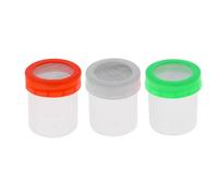 Rangoli Colour Dabbi 3 Pack Empty Rangoli Color Filler Powder Plastic Dabbi Diwali Decorations Easy to Pour Rangoli Tool Indian DIY Sand Art for Home Floor Tile Décor Craft Projects Gift