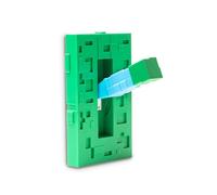 Rangus3D Abstract Cube Light Switch Plate - Pixel Game Light Switch Cover, Cubed Mine design, crafted for Single Toggle Switch Wall Plate, Video Gamer Room & Home Decor, Gaming Outlet Cover, Green