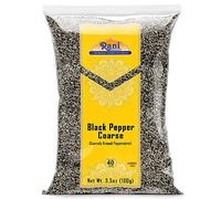 Rani Black Pepper Coarse Ground 28 Mesh (Table Grind), 3.5oz (100g) ~ All Natural | Vegan | Gluten Friendly | Non-GMO | Kosher | Product of Vietnam