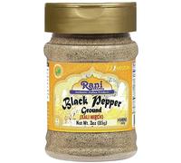Rani Black Pepper Fine Powder 80 Mesh, 3oz (85g) PET Jar ~ All Natural | Vegan | Gluten Friendly | Non-GMO | Kosher | Product of Vietnam