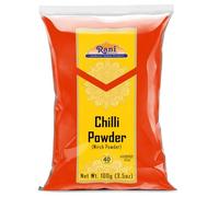 Rani Chilli Powder (Mirchi) Ground Indian Spice 3.5oz (100g) ~ All Natural | Salt-Free | Vegan | No Colors | Gluten Friendly | NON-GMO | Kosher | Indian Origin