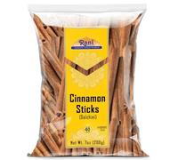 Rani Cinnamon Sticks 7oz (200g) - 36-44 Sticks - Strong Aroma, Perfect for Baking, Cooking & Beverages | 3+ Inches Length - Cassia Saigon Cinnamon from Vietnam | Kosher