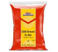Rani Extra Hot Chilli Powder Indian Spice 14oz (400g) ~ All Natural | Salt-Free | Vegan | No Colors | Gluten Friendly | NON-GMO | Indian Origin
