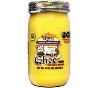 Rani Ghee Pure & Natural from Grass Fed Cows (Clarified Butter) 16oz (1lb) 454g ~ Glass Jar | Paleo & Keto Friendly | Gluten Free | Product of USA