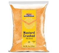 Rani Mustard Seeds Crushed Coarse 7oz (200g) ~ All Natural | Gluten Friendly | Non-GMO | Vegan | Indian Origin
